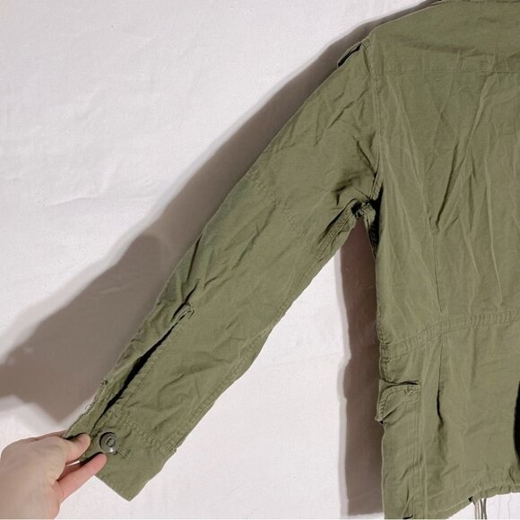 Vintage Logistik Army Green Cadets Utility Jacket L - Picture 9 of 11